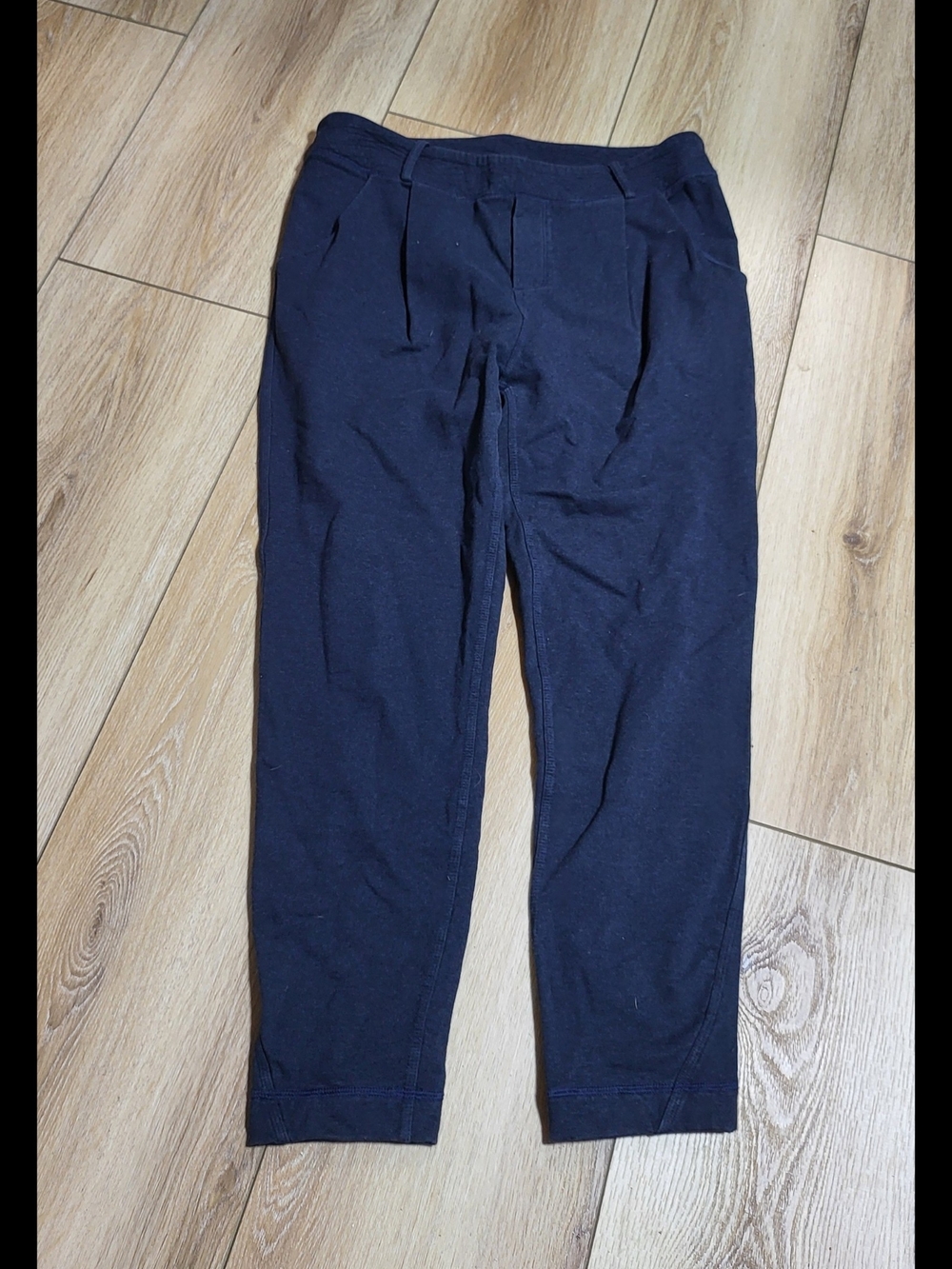 True Navy Daydrift High-Rise Straight-Leg Trouser